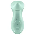 Satisfyer Exciterrr - forgó gyöngyös csikló vibrátor (zöld)