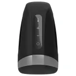Satisfyer Men Heat Vibration - melegítős makkvibrátor (fekete)