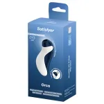 Satisfyer Orca - léghullámos és vibrációs csiklóizgató (kék)