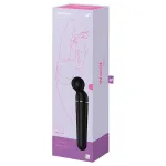 Satisfyer Planet Wand-er - masszírozó vibrátor (fekete)