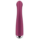 Satisfyer Spinning G-Spot 1 - forgó fejes G-pont vibrátor (piros)