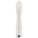 Satisfyer Spinning Rabbit 1 - forgó csiklókaros vibrátor (bézs)