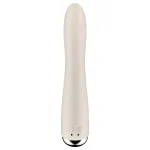 Satisfyer Spinning Vibe 1 - forgó fejes G-pont vibrátor (bézs)