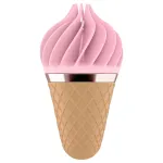 Satisfyer Sweet Treat - akkus, forgó csikló vibrátor (pink-barna)