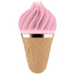 Satisfyer Sweet Treat - akkus, forgó csikló vibrátor (pink-barna)