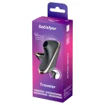 Satisfyer Traveler - léghullámos csiklóizgató, akkus (fekete)
