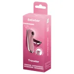 Satisfyer Traveler - léghullámos csiklóizgató, elemes (rózsaszín)