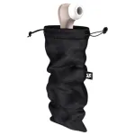 Satisfyer Treasure Bag L - diszkrét tároló táska - közepes (fekete)