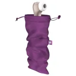 Satisfyer Treasure Bag L - diszkrét tároló táska - közepes (lila)
