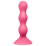 Satisfyer Triple Ball-R - gyöngyös análvibrátor (pink)