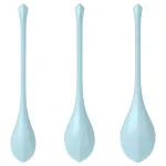 Satisfyer Yoni Power 2 - gésagolyó szett - kék (3 részes)