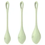 Satisfyer Yoni Power 2 - gésagolyó szett - zöld (3 részes)