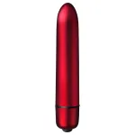 Scarlet Velvet - mini rúzs vibrátor (10 ritmusú, piros)
