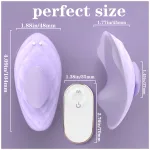 Sex HD - bugyivibrátor távirányítóval (lila)