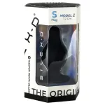 SILEXD Model 2 - hőre reagáló szilikon anál plug (fekete) - S