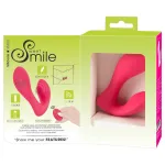 SMILE Panty - akkus, rádiós 2in1 vibrátor (pink)