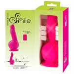 SMILE Powerful - akkus, 2 motoros tapadókorongos vibrátor (pink)