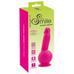 SMILE Powerful - akkus, 2 motoros tapadókorongos vibrátor (pink)