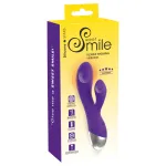 Sweet Smile - melegítős, hajlékony csiklókaros vibrátor (lila)