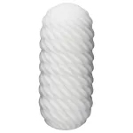 TENGA 3Dx Flow - hullámos mintás maszturbátor (fehér)