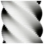 TENGA 3Dx Spiral - spirál mintás maszturbátor (fehér)