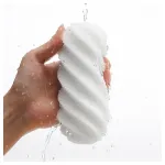 TENGA 3Dx Spiral - spirál mintás maszturbátor (fehér)