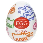 TENGA Egg Keith Haring Street - tojás maszturbátor (1db)