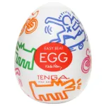 TENGA Egg Keith Haring Street - tojás maszturbátor (1db)