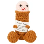 Tiny Penis Positivity Booster - horgolt vicces péniszfigura