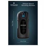 Titanz Ultimate Heat & Thrusting - automata maszturbátor (fekete)