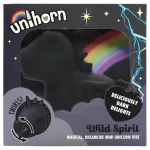Unihorn Wild Spirit - akkus unikornis csiklóizgató (fekete)