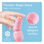 Vibeconnect - akkus, vízálló mini masszírozó vibrátor (pink)