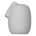 VIBEGGS Candy Curves - vibrációs tojás maszturbátor (fehér)