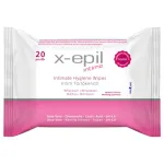 X-Epil Intimo - intim törlő kendő (20 db)
