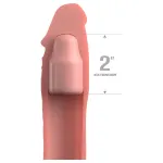 Pipedream - X-TENSION Elite 2 - méretre vágható péniszköpeny (natúr)