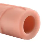 X-TENSION Perfect 1 - élethű péniszköpeny (17,7cm) - natúr