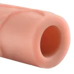 Pipedream - X-TENSION Perfect 2 - élethű péniszköpeny (20,3 cm, natúr)