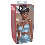 XKIN Beauty Queen Lulu - élethű műpunci maszturbátor (sötét natúr)