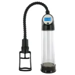 XLSUCKER - digitális potencia- és péniszpumpa (átlátszó)