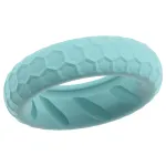 You2Toys - 3in1 péniszgyűrű és heregyűrű szett (türkiz)