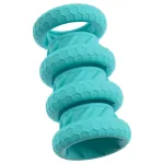 You2Toys - 3in1 péniszgyűrű és heregyűrű szett (türkiz)