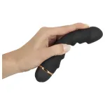 You2Toys - Bendy Ripple - bordázott vibrátor (fekete)