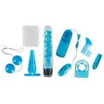 You2Toys - Blue Appetizer - vibrátoros készlet (8 részes)