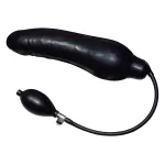 You2Toys - latex pumpálható análtágító (fekete, nagy)