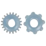 You2Toys - Péniszgyűrű duó (átlátszó kék)