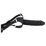 You2Toys - Silicone Strap-On - felcsatolható dildó (fekete)