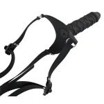 You2Toys - Silicone Strap-On - felcsatolható dildó (fekete)