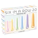 You2Toys Six in a Row 2.0 - 6 részes szilikon dildó és dilátor szett (színes)