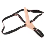 You2Toys - Strap-On - akkus, felcsatolható vibrátor (testszínű)