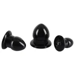 You2Toys - Stretching Plug Kit - anál plug szett - 3 db (fekete)